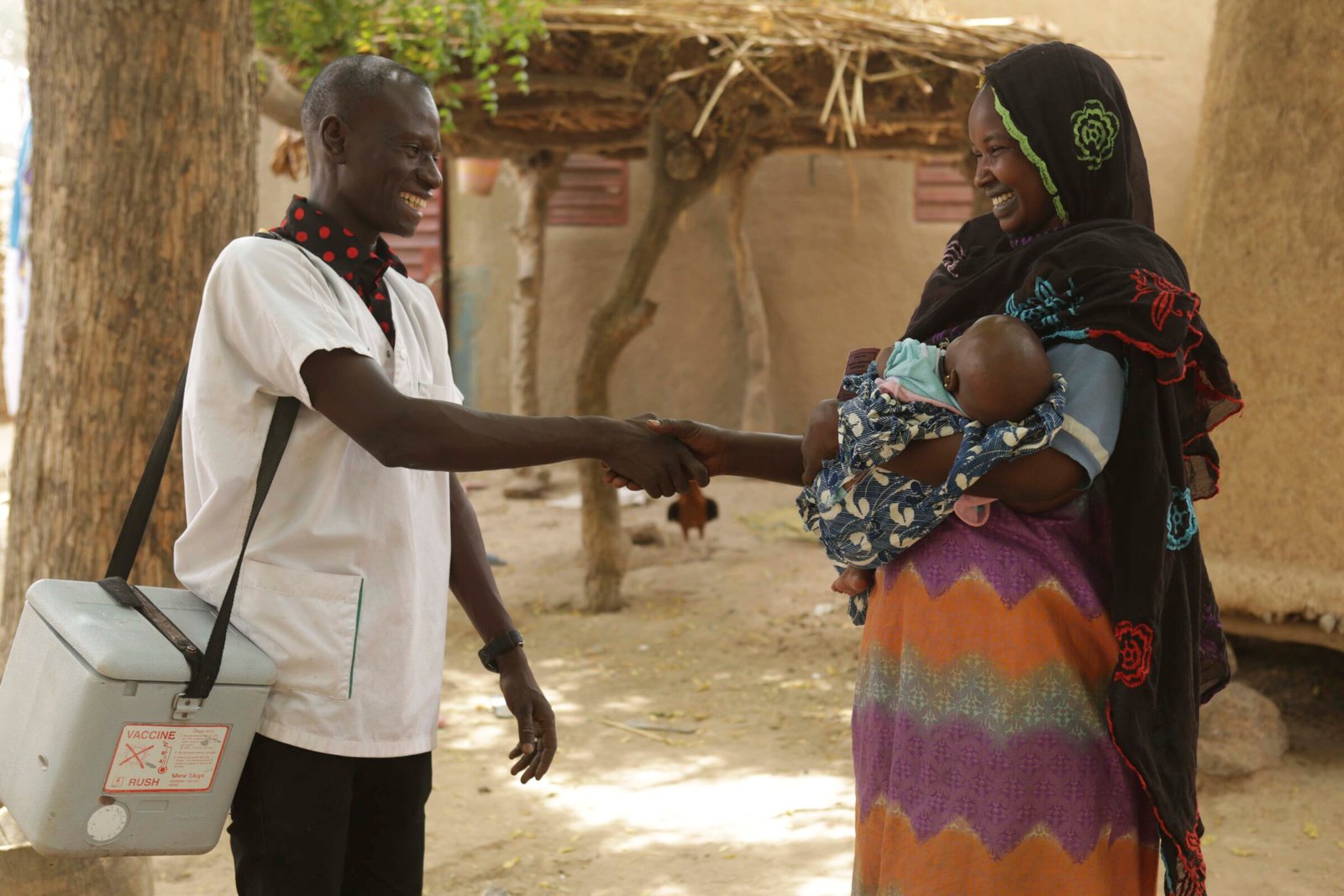 Campagne de vaccination à Mopti, documentée pour l’UNICEF